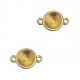 DQ Metal setting for chaton SS39 2 eyelets - Gold